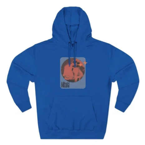 Mitski Stars Retro Three-Panel Fleece Hoodie Royal Blue Mitski Stars Retro Three-Panel Fleece Hoodie Royal Blue