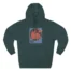 Mitski Stars Retro Three-Panel Fleece Hoodie Sports Green