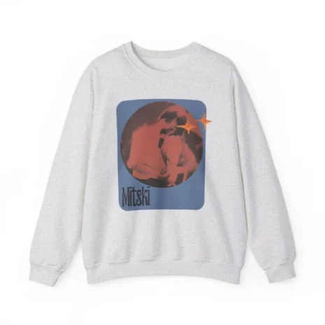 Mitski Stars Retro Unisex Heavy Blend™ Crewneck Sweatshirt Ash Mitski Stars Retro Unisex Heavy Blend™ Crewneck Sweatshirt Ash