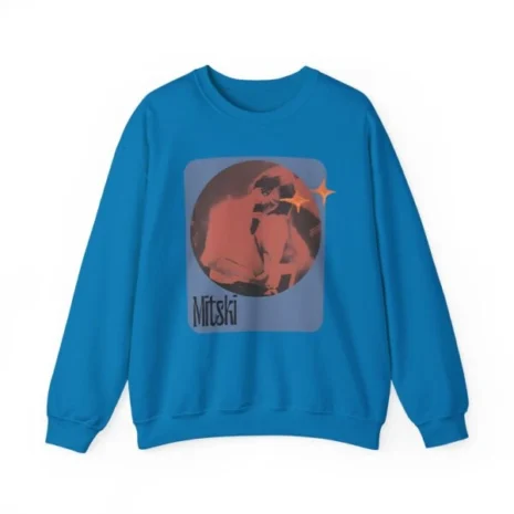 Mitski Stars Retro Unisex Heavy Blend™ Crewneck Sweatshirt Sapphire Mitski Stars Retro Unisex Heavy Blend™ Crewneck Sweatshirt Sapphire