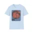 Mitski Stars Retro Unisex Softstyle T-Shirt Light Blue