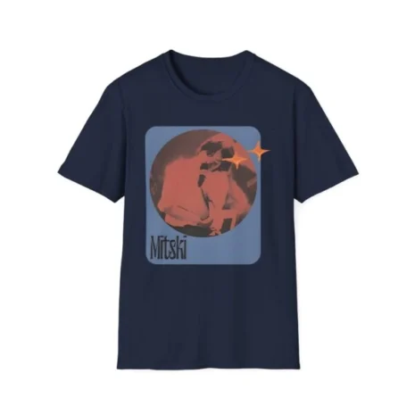 Mitski Stars Retro Unisex Softstyle T-Shirt Navy Mitski Stars Retro Unisex Softstyle T-Shirt Navy
