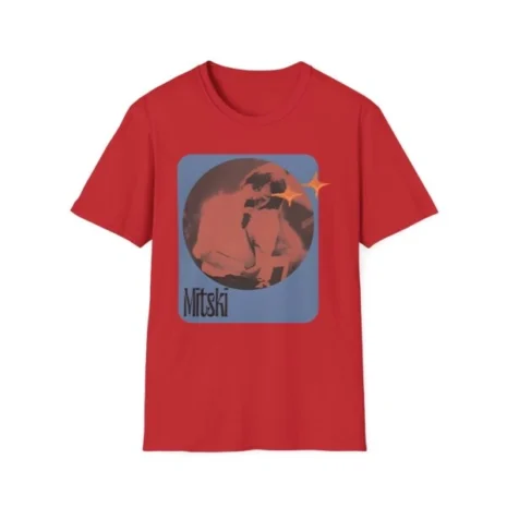 Mitski Stars Retro Unisex Softstyle T-Shirt Red Mitski Stars Retro Unisex Softstyle T-Shirt Red