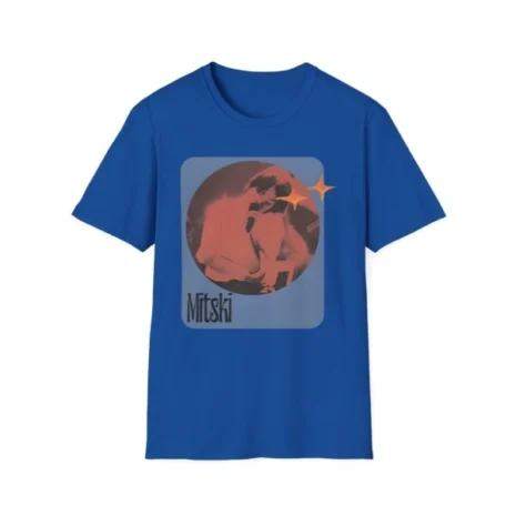 Mitski Stars Retro Unisex Softstyle T-Shirt Royal Mitski Stars Retro Unisex Softstyle T-Shirt Royal