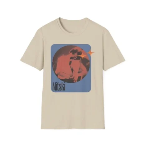 Mitski Stars Retro Unisex Softstyle T-Shirt Sand Mitski Stars Retro Unisex Softstyle T-Shirt Sand