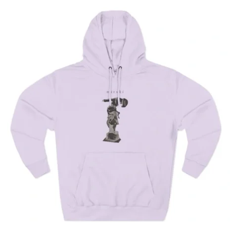 Mitski Stone Sound Three-Panel Fleece Hoodie Lilac Mitski Stone Sound Three-Panel Fleece Hoodie Lilac