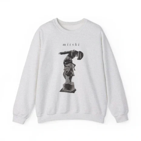 Mitski Stone Sound Unisex Heavy Blend™ Crewneck Sweatshirt Ash Mitski Stone Sound Unisex Heavy Blend™ Crewneck Sweatshirt Ash