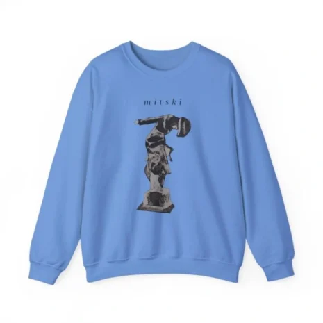 Mitski Stone Sound Unisex Heavy Blend™ Crewneck Sweatshirt Carolina Blue Mitski Stone Sound Unisex Heavy Blend™ Crewneck Sweatshirt Carolina Blue