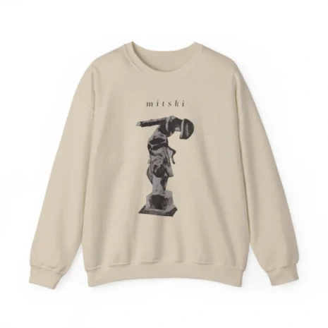 Mitski Stone Sound Unisex Heavy Blend™ Crewneck Sweatshirt Sand Mitski Stone Sound Unisex Heavy Blend™ Crewneck Sweatshirt Sand