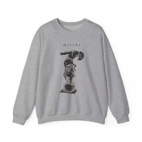 Mitski Stone Sound Unisex Heavy Blend™ Crewneck Sweatshirt Sport Grey Mitski Stone Sound Unisex Heavy Blend™ Crewneck Sweatshirt Sport Grey