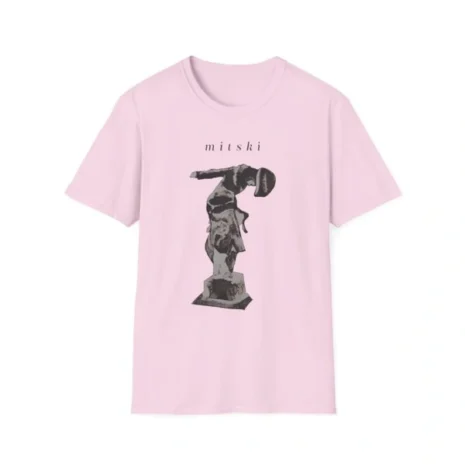 Mitski Stone Sound Unisex Softstyle T-Shirt Light Pink Mitski Stone Sound Unisex Softstyle T-Shirt Light Pink
