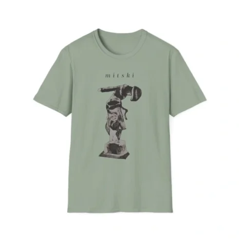Mitski Stone Sound Unisex Softstyle T-Shirt Sage Mitski Stone Sound Unisex Softstyle T-Shirt Sage