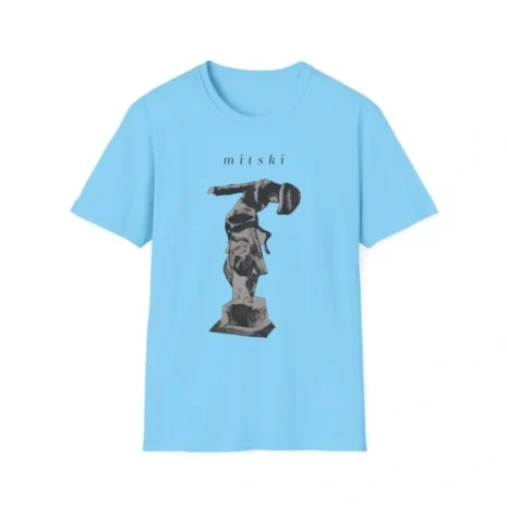 Mitski Stone Sound Unisex Softstyle T-Shirt Sky Mitski Stone Sound Unisex Softstyle T-Shirt Sky
