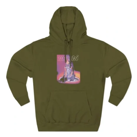 Mitski Three-Panel Fleece Hoodie Army Green Mitski Three-Panel Fleece Hoodie Army Green