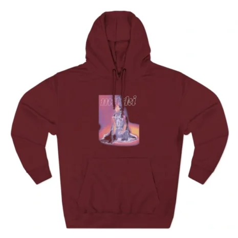 Mitski Three-Panel Fleece Hoodie Burgundy Mitski Three-Panel Fleece Hoodie Burgundy