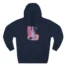 Mitski Three-Panel Fleece Hoodie Navy