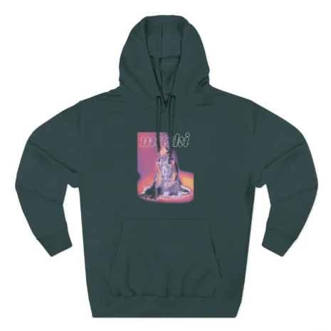 Mitski Three-Panel Fleece Hoodie Sports Green Mitski Three-Panel Fleece Hoodie Sports Green