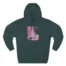 Mitski Three-Panel Fleece Hoodie Sports Green