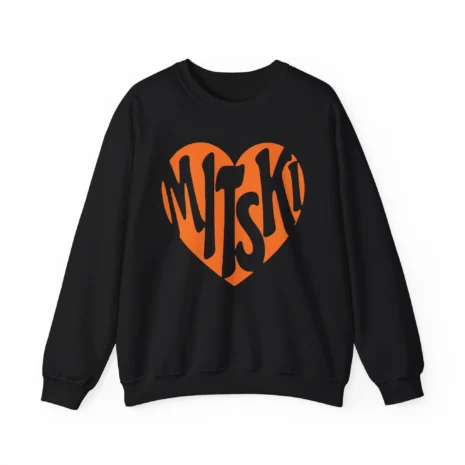 Mitski Unisex Heavy Blend™ Crewneck Sweatshirt Black Mitski Unisex Heavy Blend™ Crewneck Sweatshirt Black