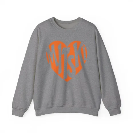 Mitski Unisex Heavy Blend™ Crewneck Sweatshirt Graphite Heather