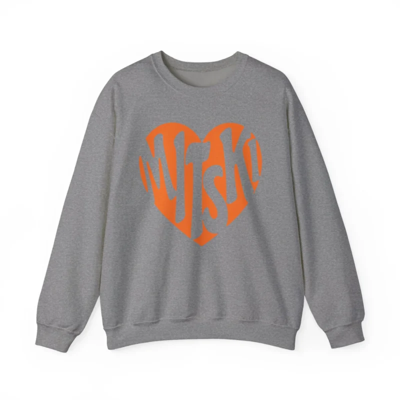 Mitski Unisex Heavy Blend™ Crewneck Sweatshirt Graphite Heather