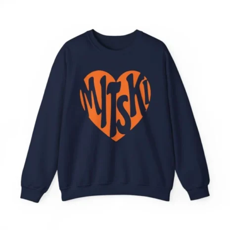 Mitski Unisex Heavy Blend™ Crewneck Sweatshirt Navy Mitski Unisex Heavy Blend™ Crewneck Sweatshirt Navy