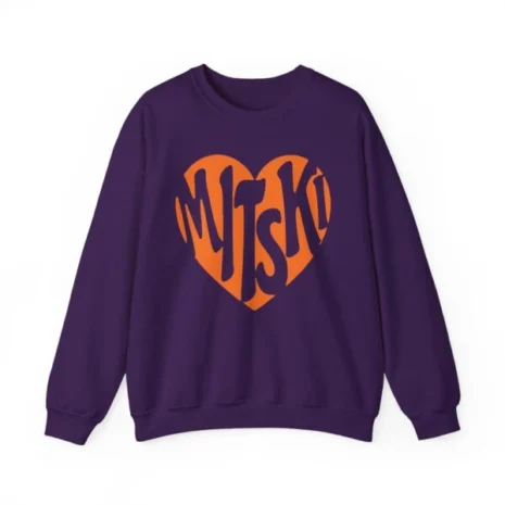 Mitski Unisex Heavy Blend™ Crewneck Sweatshirt Purple Mitski Unisex Heavy Blend™ Crewneck Sweatshirt Purple
