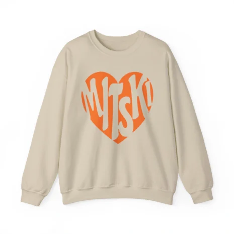 Mitski Unisex Heavy Blend™ Crewneck Sweatshirt Sand Mitski Unisex Heavy Blend™ Crewneck Sweatshirt Sand