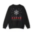 Mitski Winter Vibes Unisex Heavy Blend™ Crewneck Sweatshirt Black Back Side