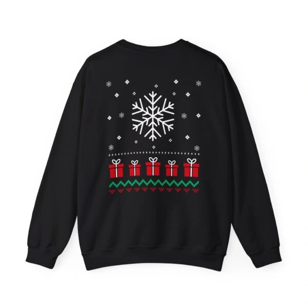 Mitski Winter Vibes Unisex Heavy Blend™ Crewneck Sweatshirt Black Back Side
