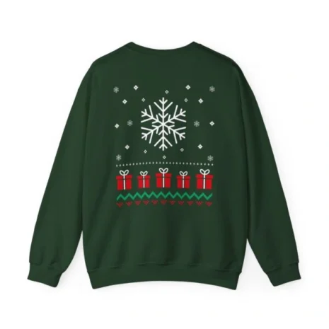 Mitski Winter Vibes Unisex Heavy Blend™ Crewneck Sweatshirt Forest Green Back Side Mitski Winter Vibes Unisex Heavy Blend™ Crewneck Sweatshirt Forest Green Back Side
