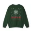 Mitski Winter Vibes Unisex Heavy Blend™ Crewneck Sweatshirt Forest Green Back Side