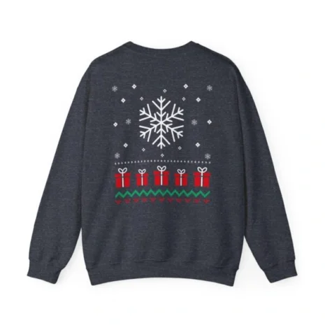 Mitski Winter Vibes Unisex Heavy Blend™ Crewneck Sweatshirt Heather Sport Dark Navy Back Side Mitski Winter Vibes Unisex Heavy Blend™ Crewneck Sweatshirt Heather Sport Dark Navy Back Side