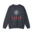 Mitski Winter Vibes Unisex Heavy Blend™ Crewneck Sweatshirt Heather Sport Dark Navy Back Side
