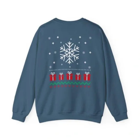 Mitski Winter Vibes Unisex Heavy Blend™ Crewneck Sweatshirt Indigo Blue Back Side Mitski Winter Vibes Unisex Heavy Blend™ Crewneck Sweatshirt Indigo Blue Back Side