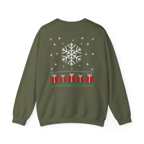 Mitski Winter Vibes Unisex Heavy Blend™ Crewneck Sweatshirt Military Green Back Side Mitski Winter Vibes Unisex Heavy Blend™ Crewneck Sweatshirt Military Green Back Side