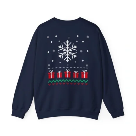 Mitski Winter Vibes Unisex Heavy Blend™ Crewneck Sweatshirt Navy Back Side Mitski Winter Vibes Unisex Heavy Blend™ Crewneck Sweatshirt Navy Back Side