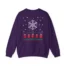 Mitski Winter Vibes Unisex Heavy Blend™ Crewneck Sweatshirt Purple Back Side