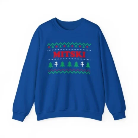 Mitski Winter Vibes Unisex Heavy Blend™ Crewneck Sweatshirt Royal Mitski Winter Vibes Unisex Heavy Blend™ Crewneck Sweatshirt Royal