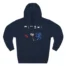 Mitski Working for the Knife Three-Panel Fleece Hoodie Navy