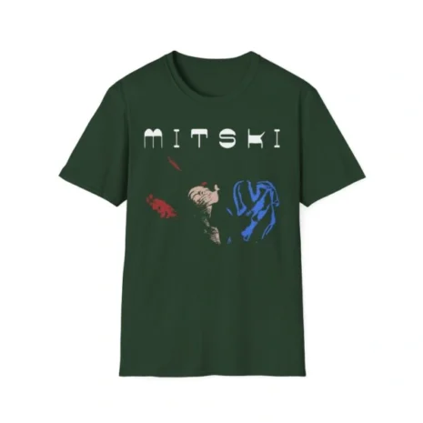 Mitski Working for the Knife Unisex Softstyle T-Shirt Forest Green Mitski Working for the Knife Unisex Softstyle T-Shirt Forest Green