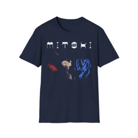Mitski Working for the Knife Unisex Softstyle T-Shirt Navy Mitski Working for the Knife Unisex Softstyle T-Shirt Navy