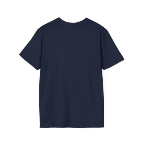 Mitski Working for the Knife Unisex Softstyle T-Shirt Navy Back Side Mitski Working for the Knife Unisex Softstyle T-Shirt Navy Back Side