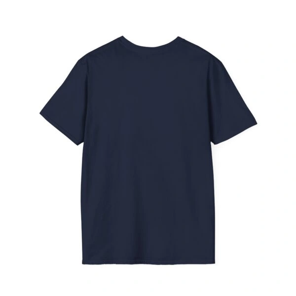 Mitski Working for the Knife Unisex Softstyle T-Shirt Navy Back Side