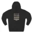 Mitski the Land Choreography Three-Panel Fleece Hoodie Black