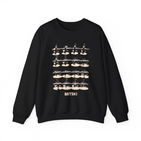 Mitski the Land Choreography Unisex Heavy Blend™ Crewneck Sweatshirt Black Mitski the Land Choreography Unisex Heavy Blend™ Crewneck Sweatshirt Black