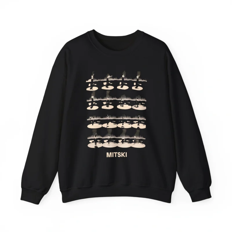 Mitski the Land Choreography Unisex Heavy Blend™ Crewneck Sweatshirt Black