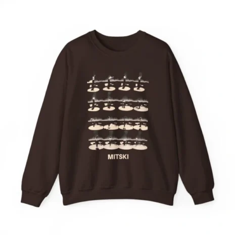 Mitski the Land Choreography Unisex Heavy Blend™ Crewneck Sweatshirt Dark Chocolate Mitski the Land Choreography Unisex Heavy Blend™ Crewneck Sweatshirt Dark Chocolate