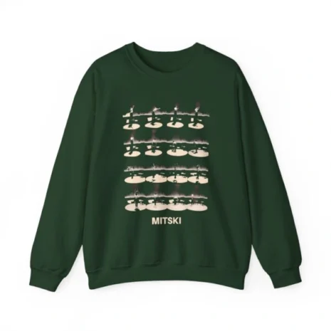 Mitski the Land Choreography Unisex Heavy Blend™ Crewneck Sweatshirt Forest Green Mitski the Land Choreography Unisex Heavy Blend™ Crewneck Sweatshirt Forest Green