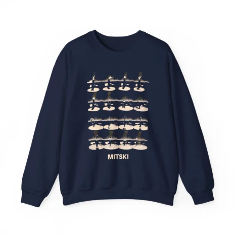 Mitski the Land Choreography Unisex Heavy Blend™ Crewneck Sweatshirt Navy Mitski the Land Choreography Unisex Heavy Blend™ Crewneck Sweatshirt Navy